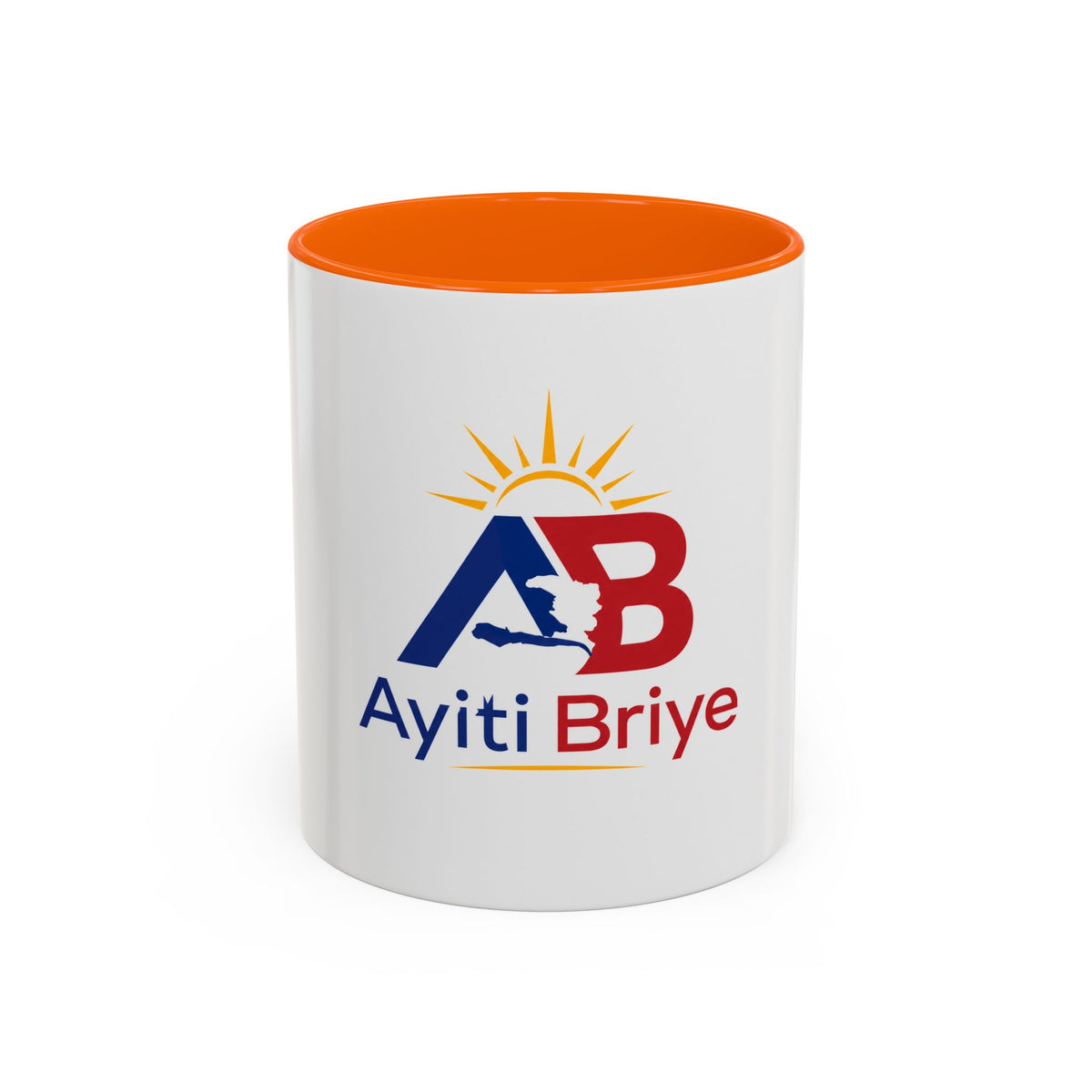 Ayiti Briye Accent Coffee Mug – Haitian Pride Logo Mug (11/15oz)