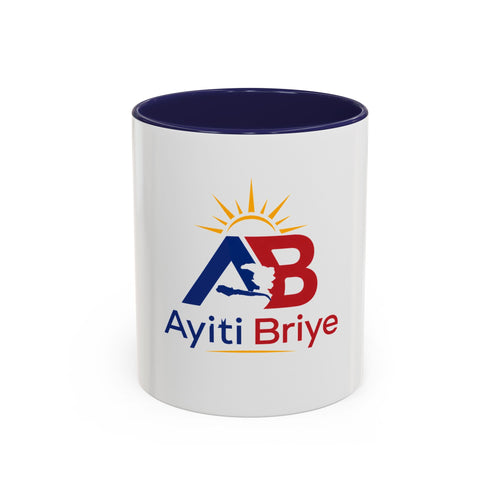 Ayiti Briye Accent Coffee Mug – Haitian Pride Logo Mug (11/15oz)