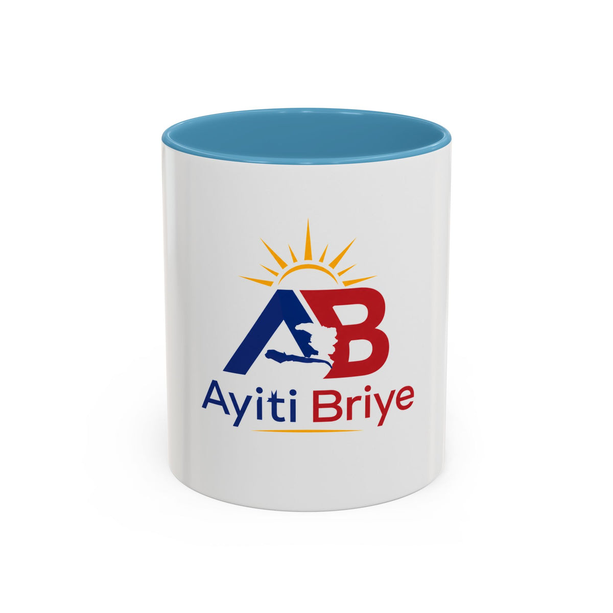 Ayiti Briye Accent Coffee Mug – Haitian Pride Logo Mug (11/15oz)