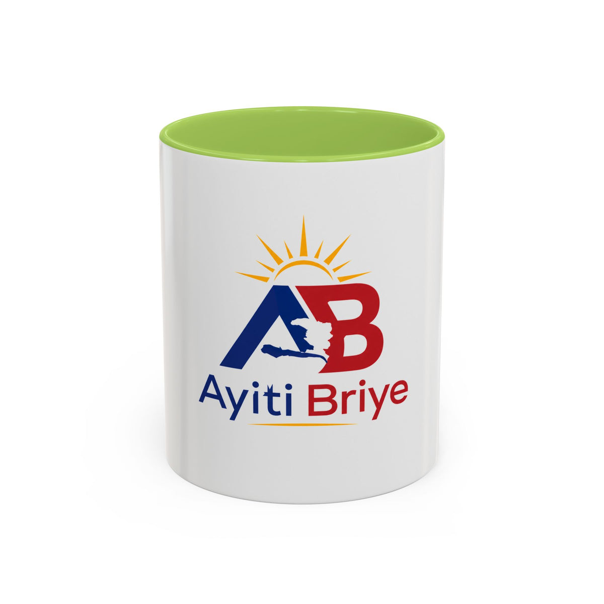 Ayiti Briye Accent Coffee Mug – Haitian Pride Logo Mug (11/15oz)