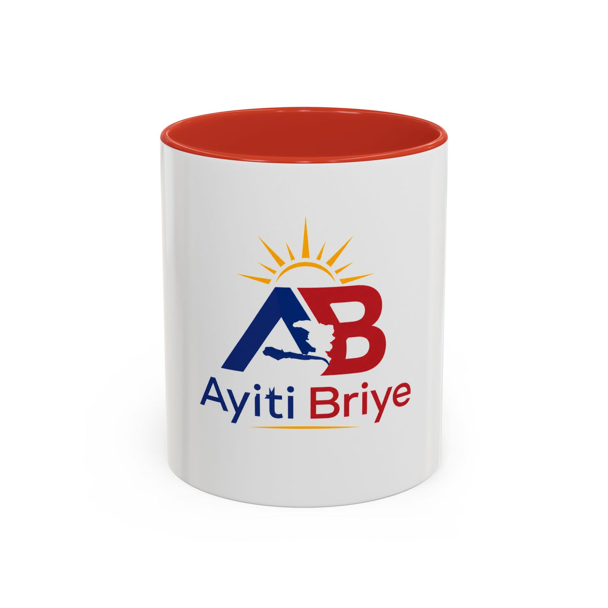 Ayiti Briye Accent Coffee Mug – Haitian Pride Logo Mug (11/15oz)