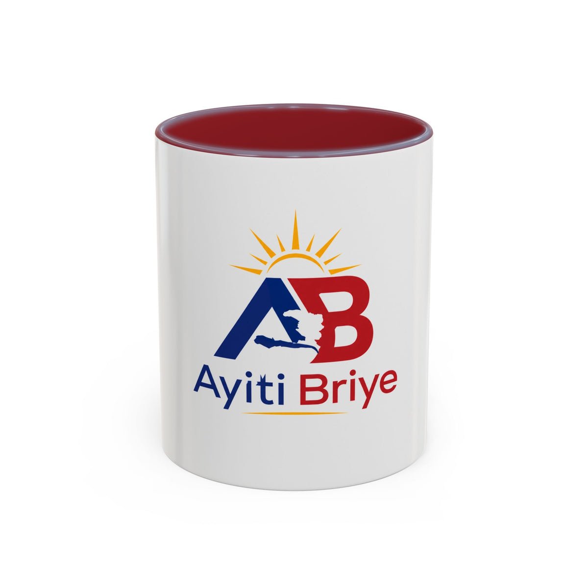 Ayiti Briye Accent Coffee Mug – Haitian Pride Logo Mug (11/15oz)