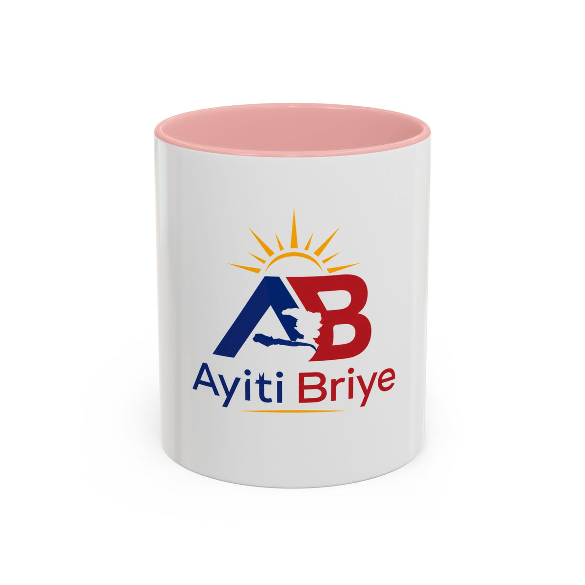 Ayiti Briye Accent Coffee Mug – Haitian Pride Logo Mug (11/15oz)