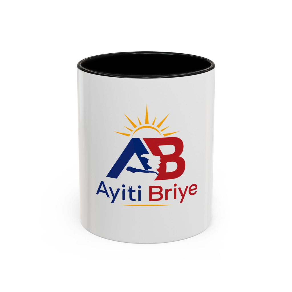 Ayiti Briye Accent Coffee Mug – Haitian Pride Logo Mug (11/15oz)